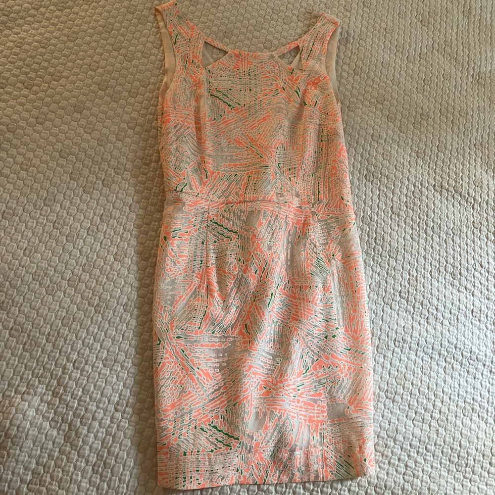 MM Couture Neon Party Dress